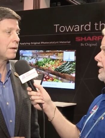 Sharp president at CES on Into Tomorrow show